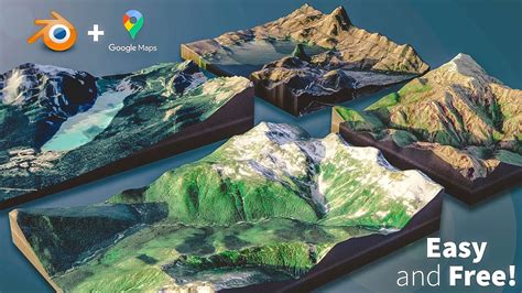Free Web Application for Downloading 3D Terrain .